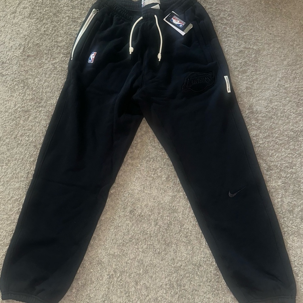 New Men's Nike NBA Team Standard Issue Los Angeles Lakers Jogger Sweatpants XL - Picture 4 of 12